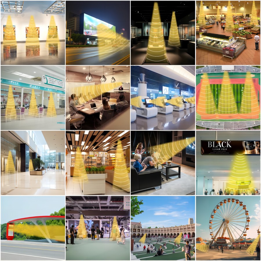 指向性揚(yáng)聲器場景匯總