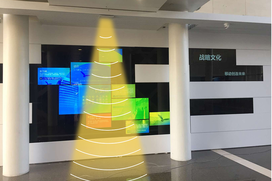 企業展廳應用定向音箱