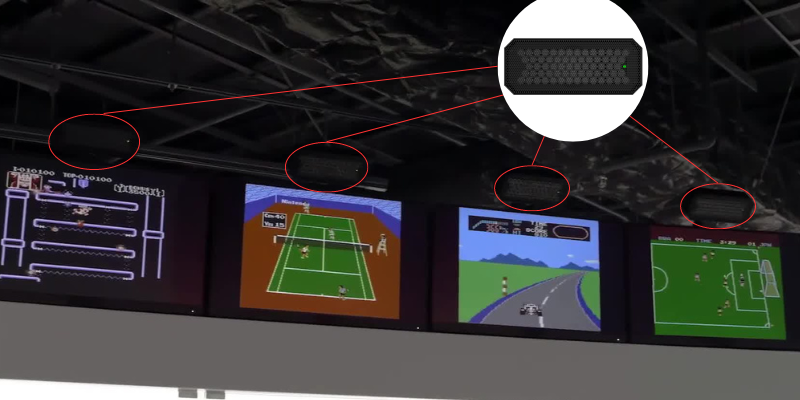 任天堂博物館安裝清聽聲學(xué)定向音箱