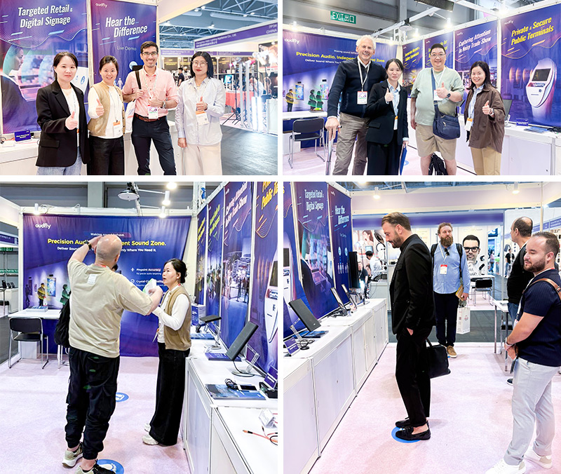 清聽聲學(xué)香港環(huán)球資源消費(fèi)電子展位現(xiàn)場