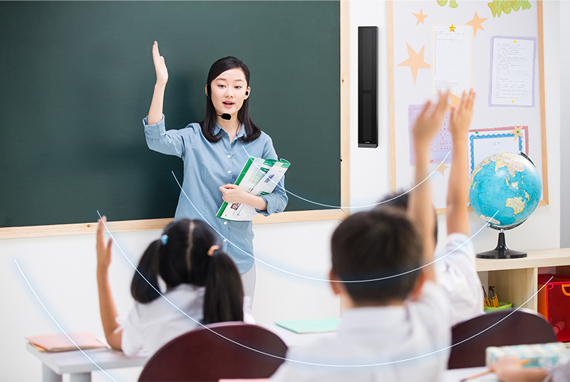 教室擴聲用什么音箱好？清聽聲學教室均衡聲場系統