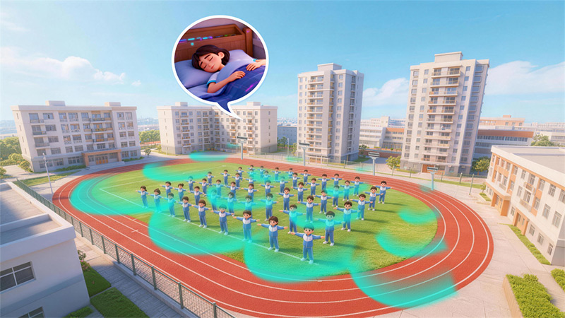 清聽聲學安靜操場系統(tǒng)，不擾民