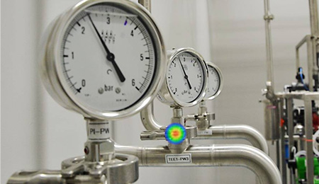 氣體泄漏檢測聲像儀,多場景漏氣位置定位儀,工業氣體泄露檢測聲學成像儀